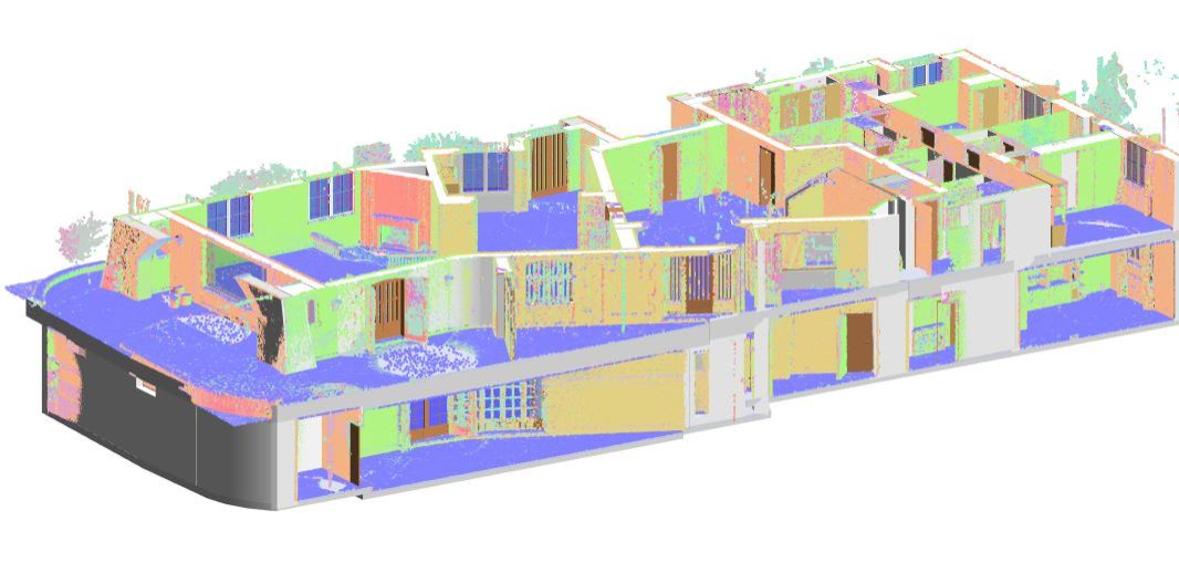 Point Cloud to 3D Revit Model